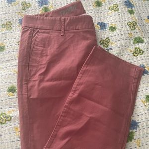 Women’s J. Crew Frankie Stretch Chino - Rose/16